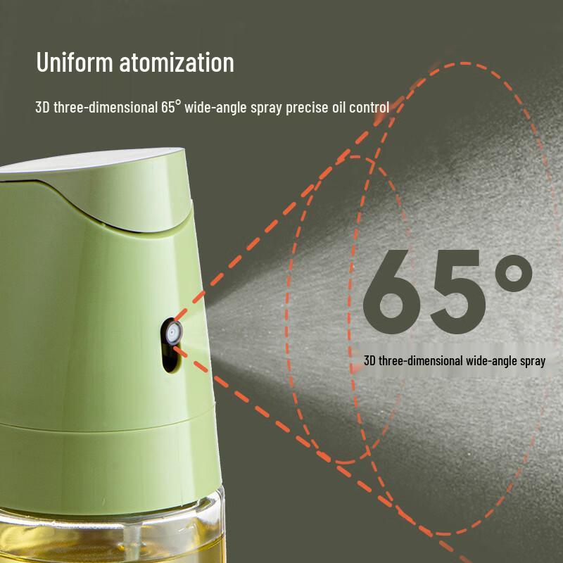 ZISIZ Spray & Pour Glass Oil Dispenser Bottle