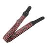 Guitar Strap Vintage Embroidered Pattern Length Adjustable Wide Guitar Belt for Acoustic Electric Guitars Bass