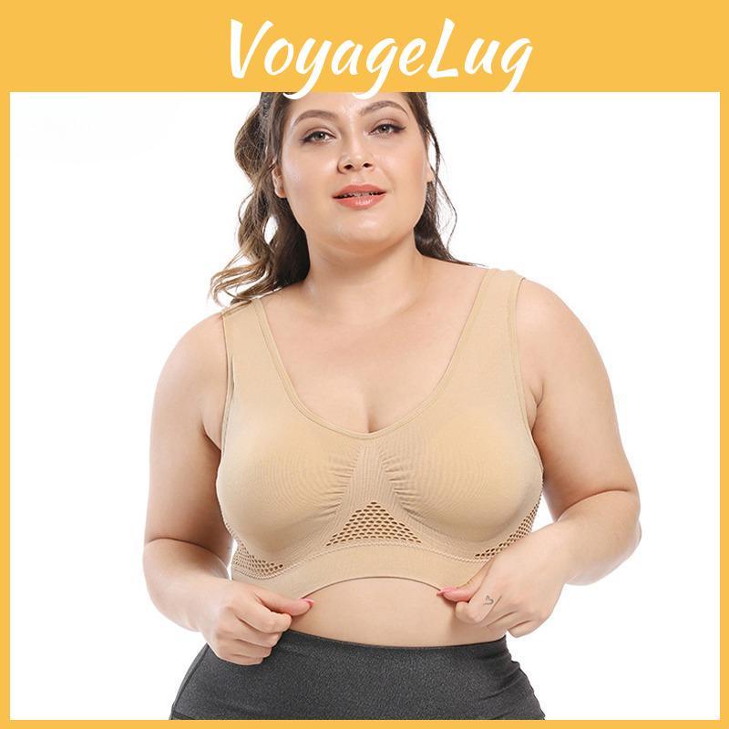 Plus Seamless Bra Bra Size With Pads Big Size 5xl 6xl Push Up Bralette Bras For Women Vest Wireless Active Brassiere Bra