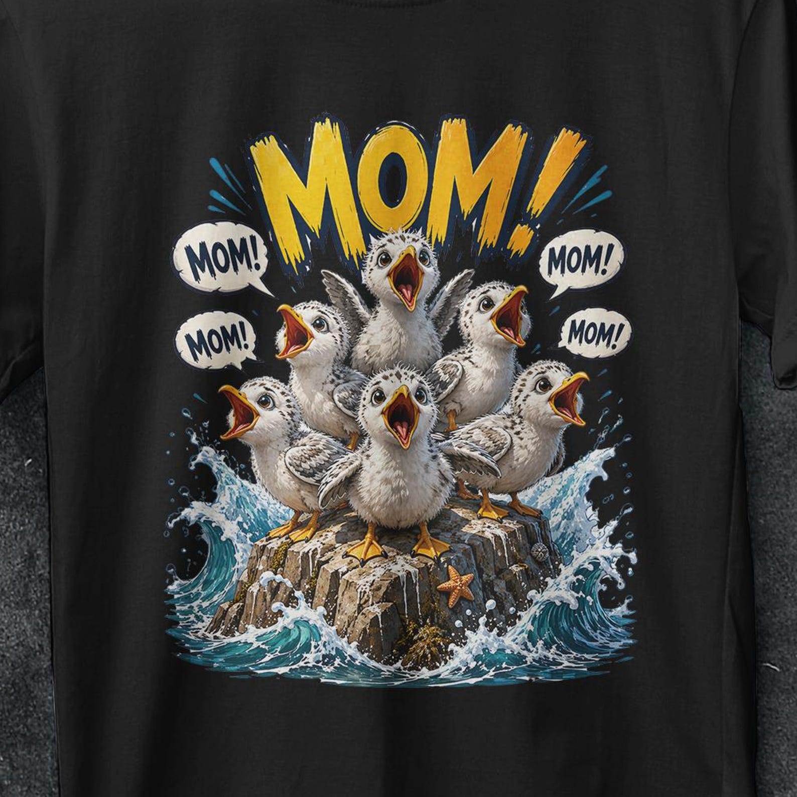 Seagulls Mom T Shirt, Mom Seagull Mom Mom, bird, Funny Mother s Day, Gift For Mom, Disney T-Shirt, Disney Finding Nemo Seagulls XL