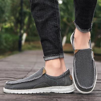 Men Loafers Casual Summer New Footwear Male Light Comfortable Slip On All-Match Sneakers Man Mens Canvas Shoes Big Size 39-47