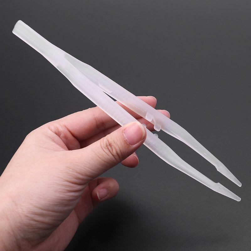 Reptiles Feeding Tweezers Long Handle Noctilucence Feeder Clip for Bird