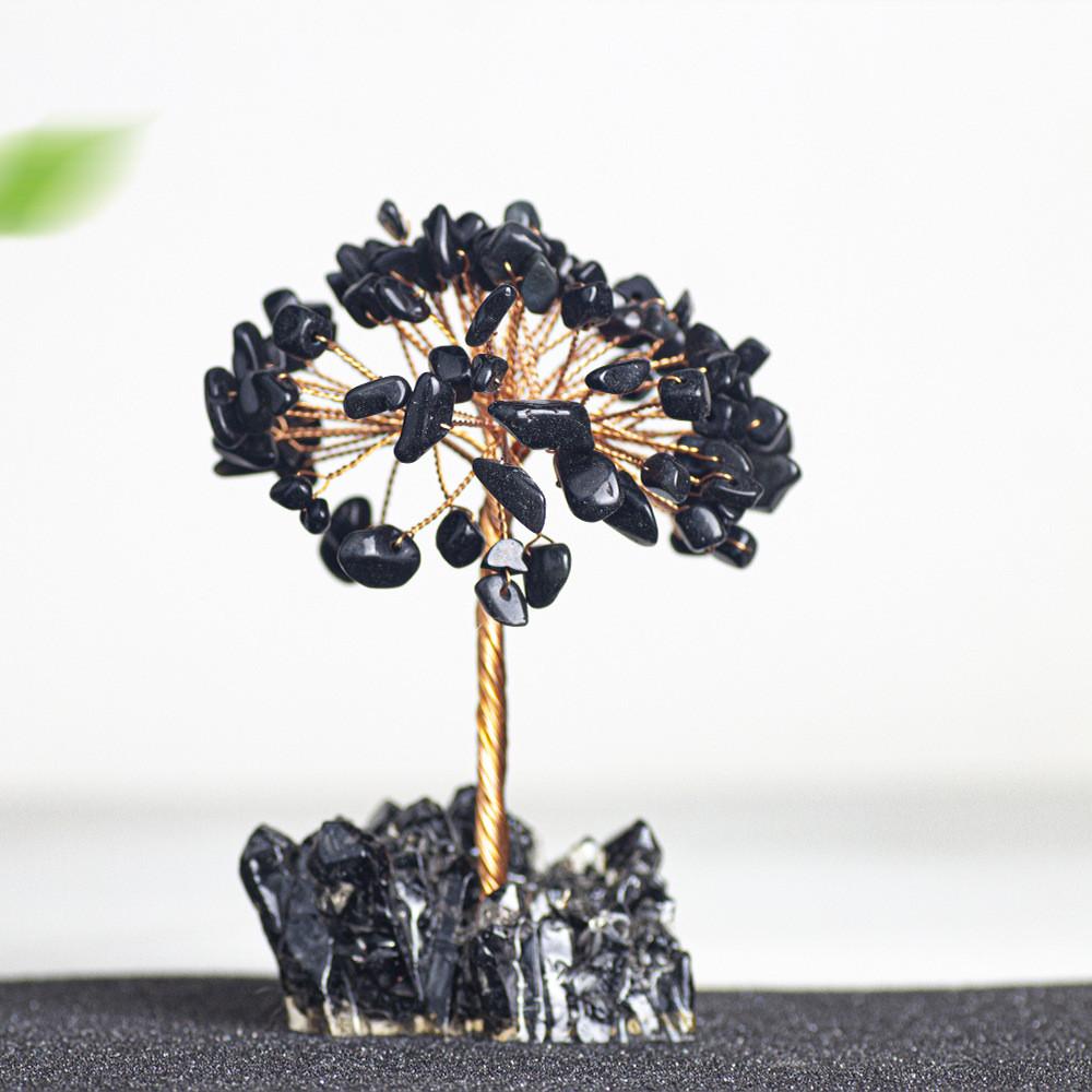 Crystal Tree Decor With Natural Quartz For Home Office Gift Gift For Teens