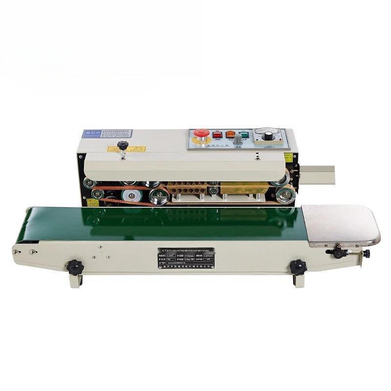 Automatic Continuous Sealing Machine for Aluminum Foil & Plastic Film Bags - Ideal for Packaging Tea & Masks