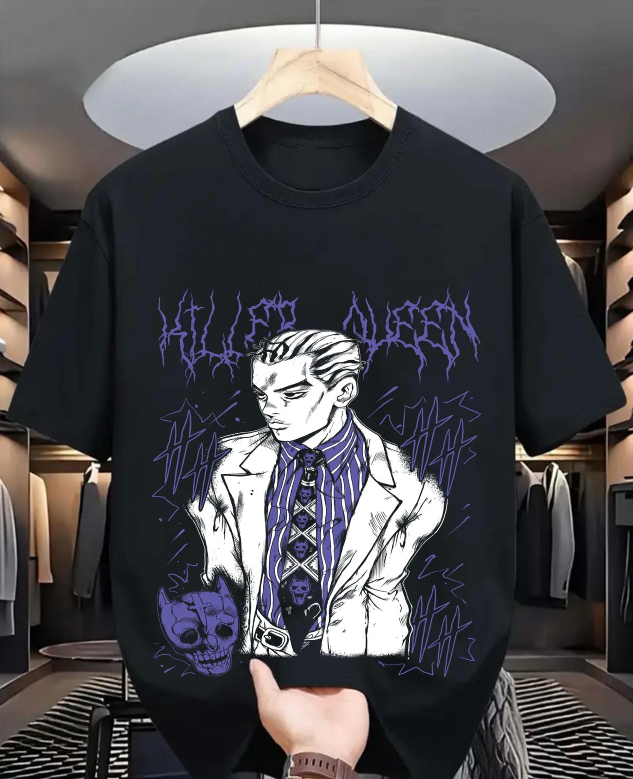 Josuke Kira T-Shirt JoJo s Bizarre Shirt Anime Kawaii Manga gift cartoons XXL