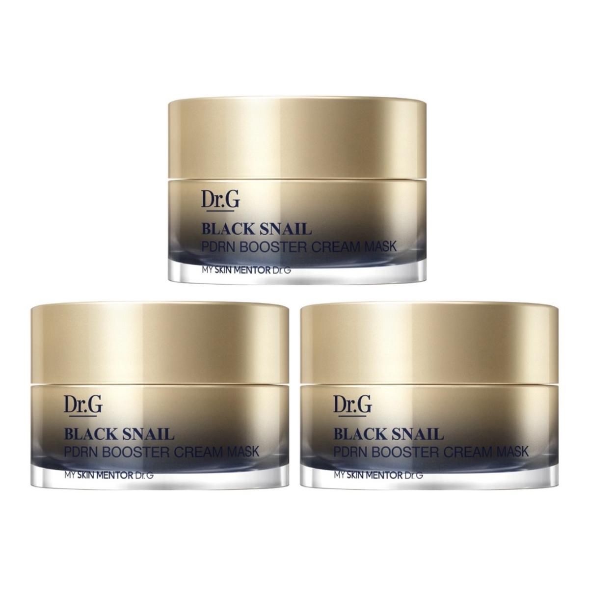 

Dr.G Black Snail PDRN Booster Cream Mask 50ml (3 Options) #50ml x 3pcs
