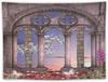 Retro Bookshelf Tapestry Vintage Library Wall Hanging Tapestries,Old Books On Shelf Classical Study Room Student Study College