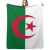 Algerien Flagge Kuscheldecke Herren Weiche Warme Überwurfdecke für Sofa