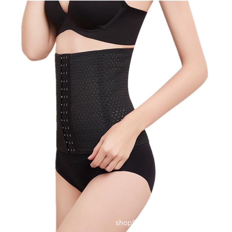 Breathable Postpartum Belly Shaper with Three-Row Buckle