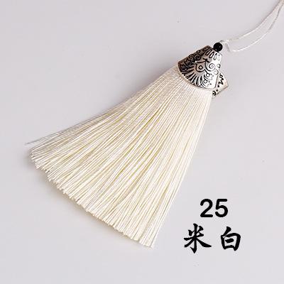 5Pcs 8cm Fish Mouth Tassel - DIY Fringe Trim for Handbag Fragrant Sachet Chinese Traditional Decorative Pendant for Costume Fan