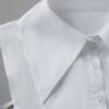 Fake Collar Women'S Versatile Fake Collar Shirt Spring And Summer Decorative Fake Collar Large Size Square Collar Wear Fake Collar