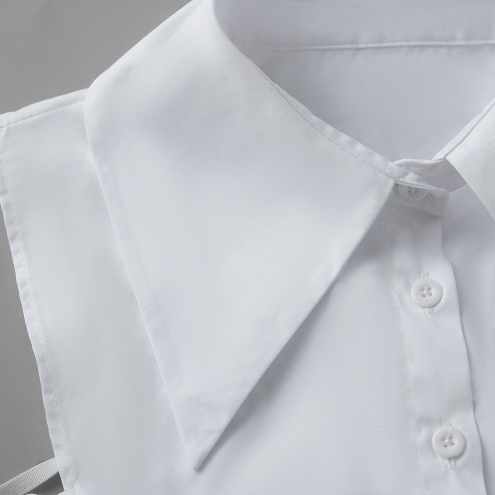 Fake Collar Women'S Versatile Fake Collar Shirt Spring And Summer Decorative Fake Collar Large Size Square Collar Wear Fake Collar