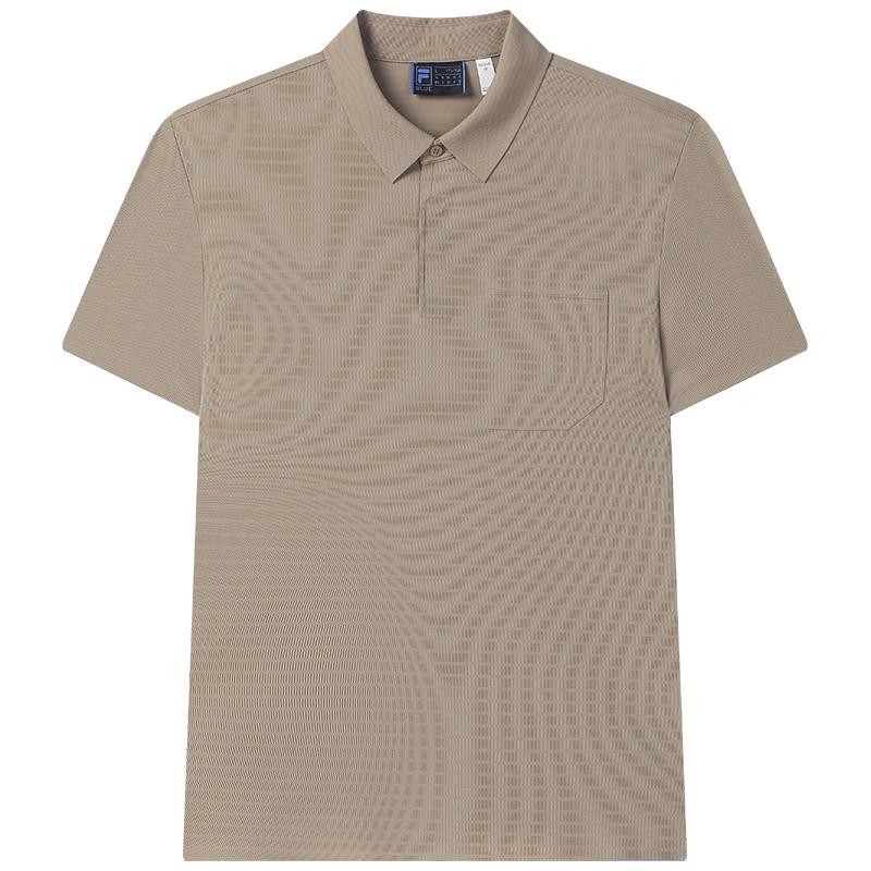 FILA Men s Knit Short Sleeve Polo Shirt L