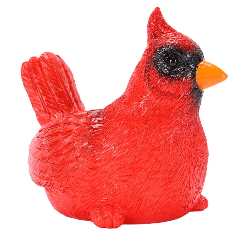 Cardinal Succulent Planter Resin Bird Plant Pot Decorative Flower Pot for Indoor Outdoor Tabletop Home Garden Decor Red