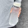 Large capacity summer outdoor sports fitness primary and secondary school students male and female high value portable magnetic plastic cup