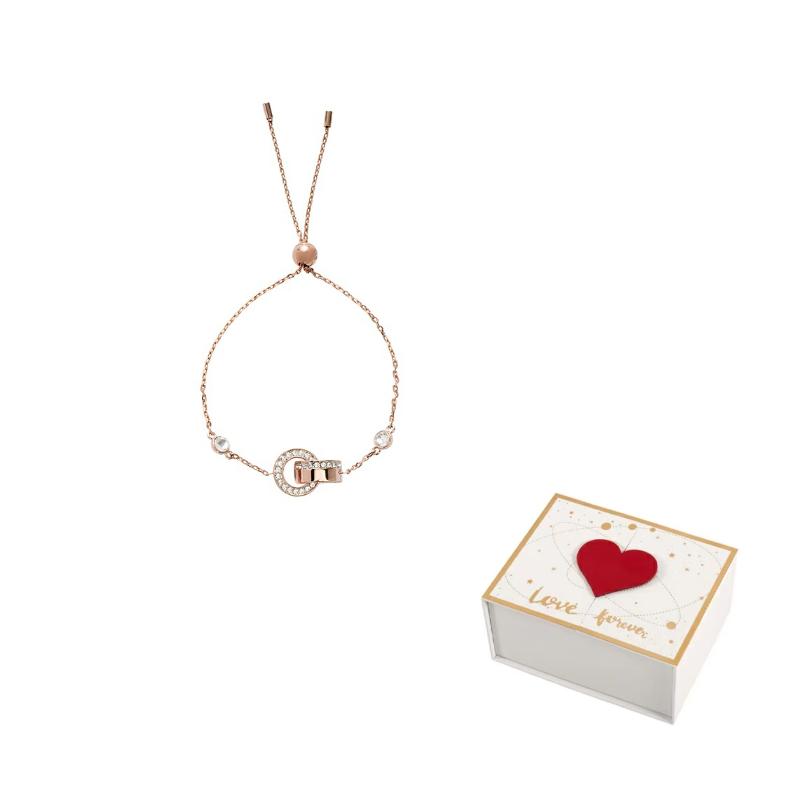 Swarovski Rose gold Crystal embellished Bracelet