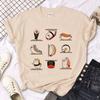 Sushi Shirt T Shirt Women Manga Harajuku Streetwear T Shirt Female Funny Clothes