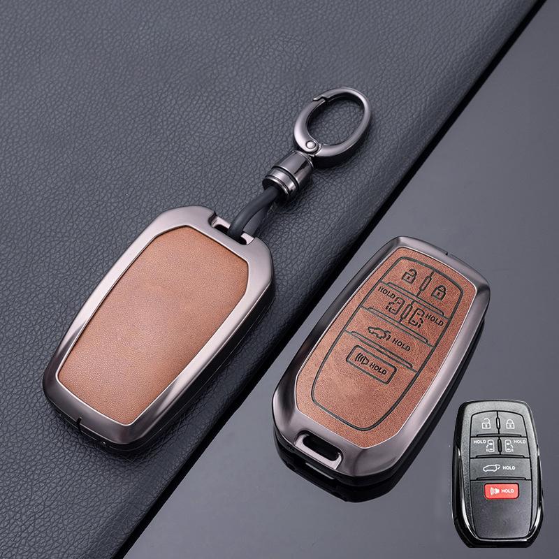 

Icar Zinc Allo For Toyota Sienna Chr Hilux Rav4 Alphard Highland 5 6 Button Smart Remote Car Key Case Cover Fob Accessories