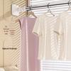 Telescopic Rod: Punch-Free Clothes & Curtain Rack for Balcony