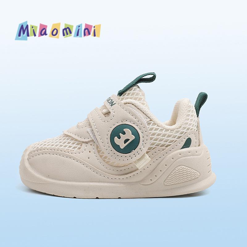 

Spring and summer single mesh breathable baby walking shoes, children s casual shoes, Velcro functional shoes, soft sole, non-slip1-3Years Old 16-20Take a photo with on зелёный