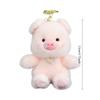 Chubby Plush Pig Keychain Cute Bag Hanging Bag Charm Stuffed Pig Pendant  Bag Key Decoration