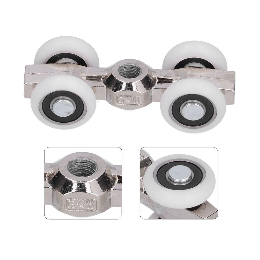 Shower Door Sliding Wheel Suspension Outer Pulley Roller Replacement Accessories 22mm