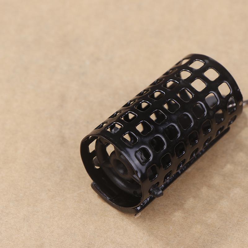 5 Pcs Fishing Tackle Feeder Cage Iron Lure Fishing Feeders Round Square Feeder Basket Cage Fishings Lure Cage