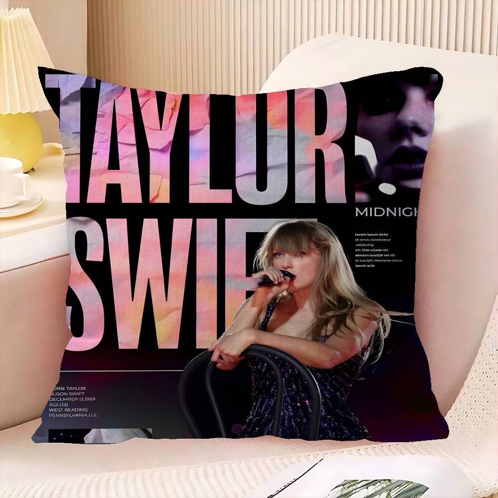 Classic Singer TTaylor SSwift pillow cover sofa cushion cover home room decoration children gift