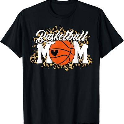 Basketball Mom Shirt Mom Game Day Outfit Mothers Day Gift T-Shirt