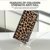 ABEEL For Samsung Galaxy S24 Ultra Case Leather Coated PC+TPU Back Phone Cover with Leopard Pattern