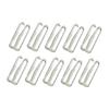 100 Alloy Bra Strap Adjustment Sliders 8 Shape Buckle Sewing Fastener Clips for Undergarment Bikini and Lingerie Accessories