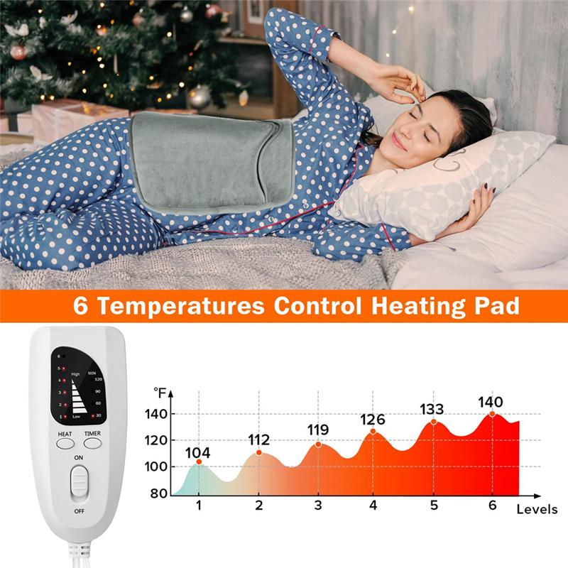 AEE2-Foot Warmer,Heated Foot Warmer Under Desk Heating Pad For Back Pain Relief,Electric Foot Warmer Heating Pad
