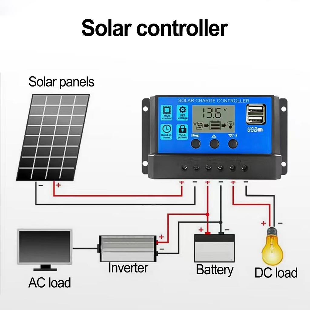 Charge Controller Regulator Universal User Manual 12V24V