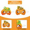 Pumpkin Face Mask Party Decor For Thanksgiving Celebration With Paper Materials 6pcs Set