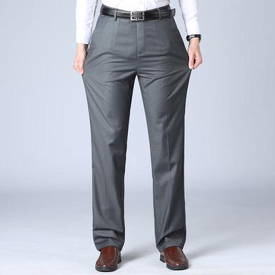 Pantaloni casual business Yiliteng pentru bărbați, croială dreaptă, relaxată