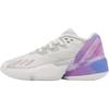 Adidas D.O.N. Issue #4 Mitchell 4 Low top Children's Basketball Shoes Gray Purple HR1785
