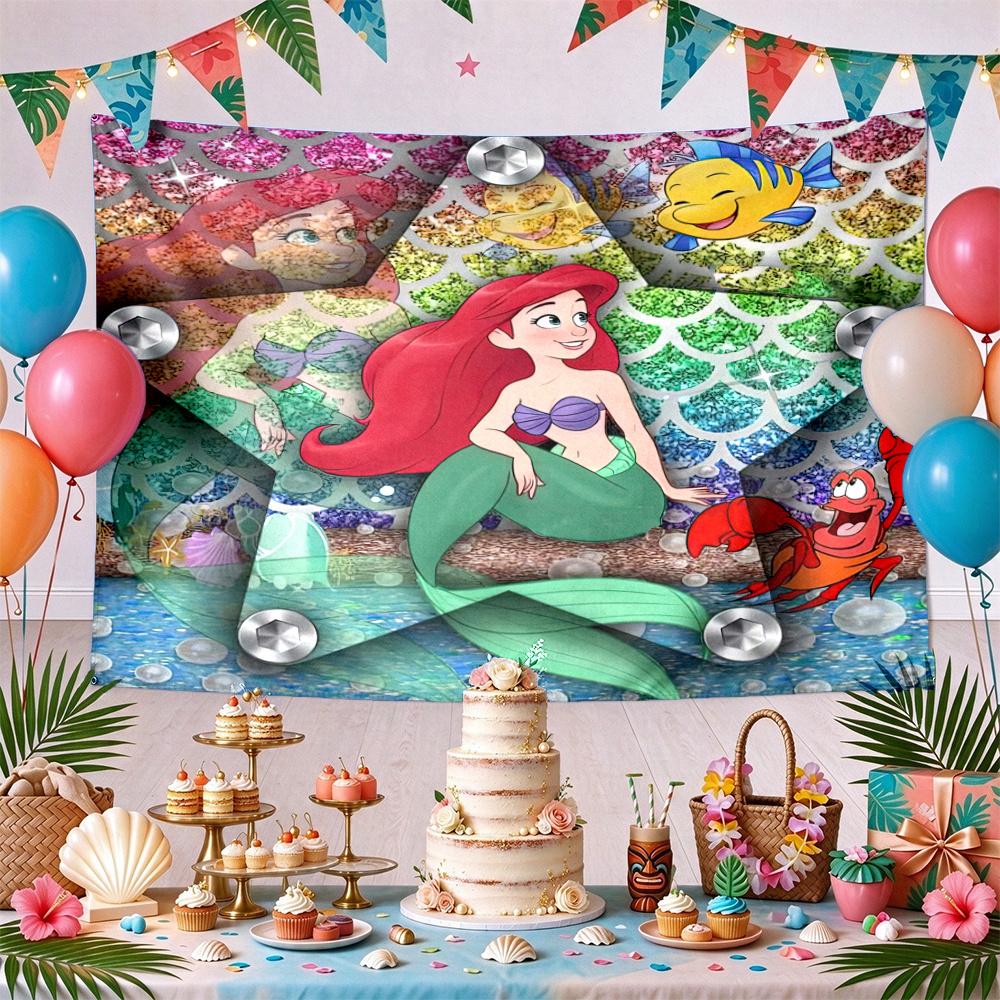Golden Symbols Wall Tapestry Art For Birthday Wedding Party Backdrop Family Gift