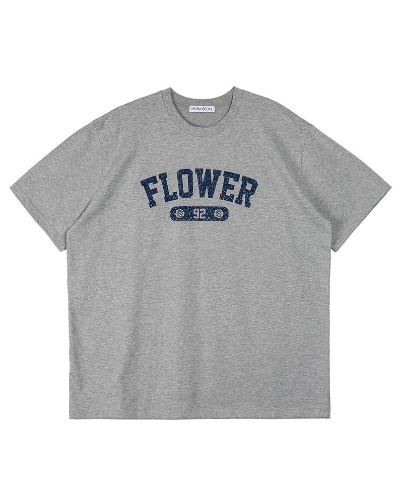 HAVISM Flower S/S Tee(Grey)