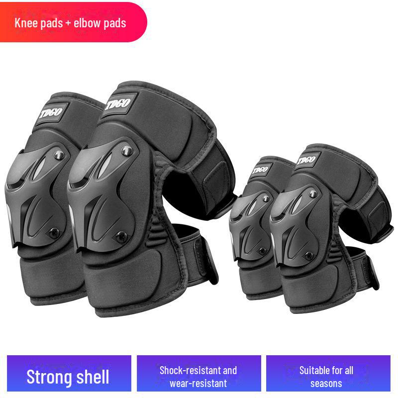 Winddichte Motorrad-Knie- und Armschützer: Winterreitschutz, Anti-Fall Knight Sports Gear