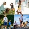 Water Bottle Mesh Cup Pouch Shoulder Carrier Mug Holder Bag Portable Mobile Phone Carry Bag for Outdoor Sports Camping