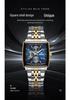 Men's Luxury Quartz Watch: Waterproof, Calendar, Luminous with Stainless Steel Band