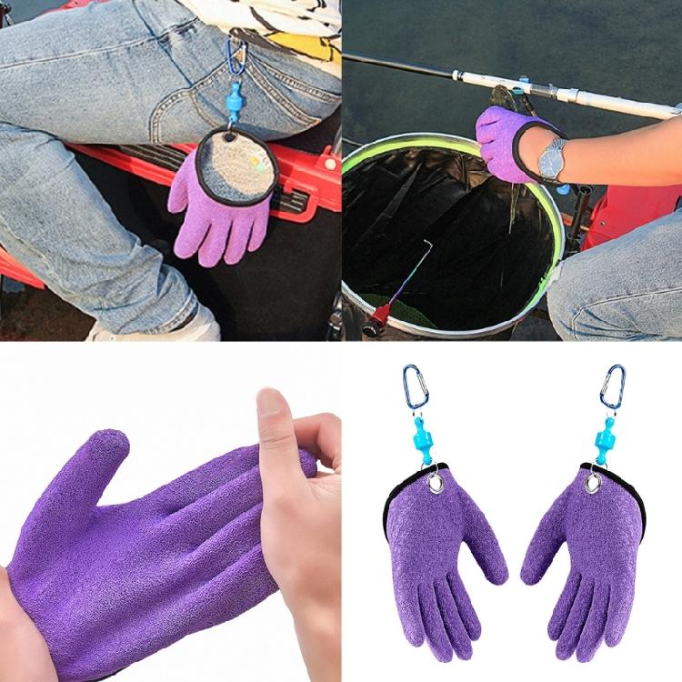 Fishing Gear Fisherman Profession Left Right Hand Fishing Gloves with Magnet Release Fishing Catching Glove Protect Hand