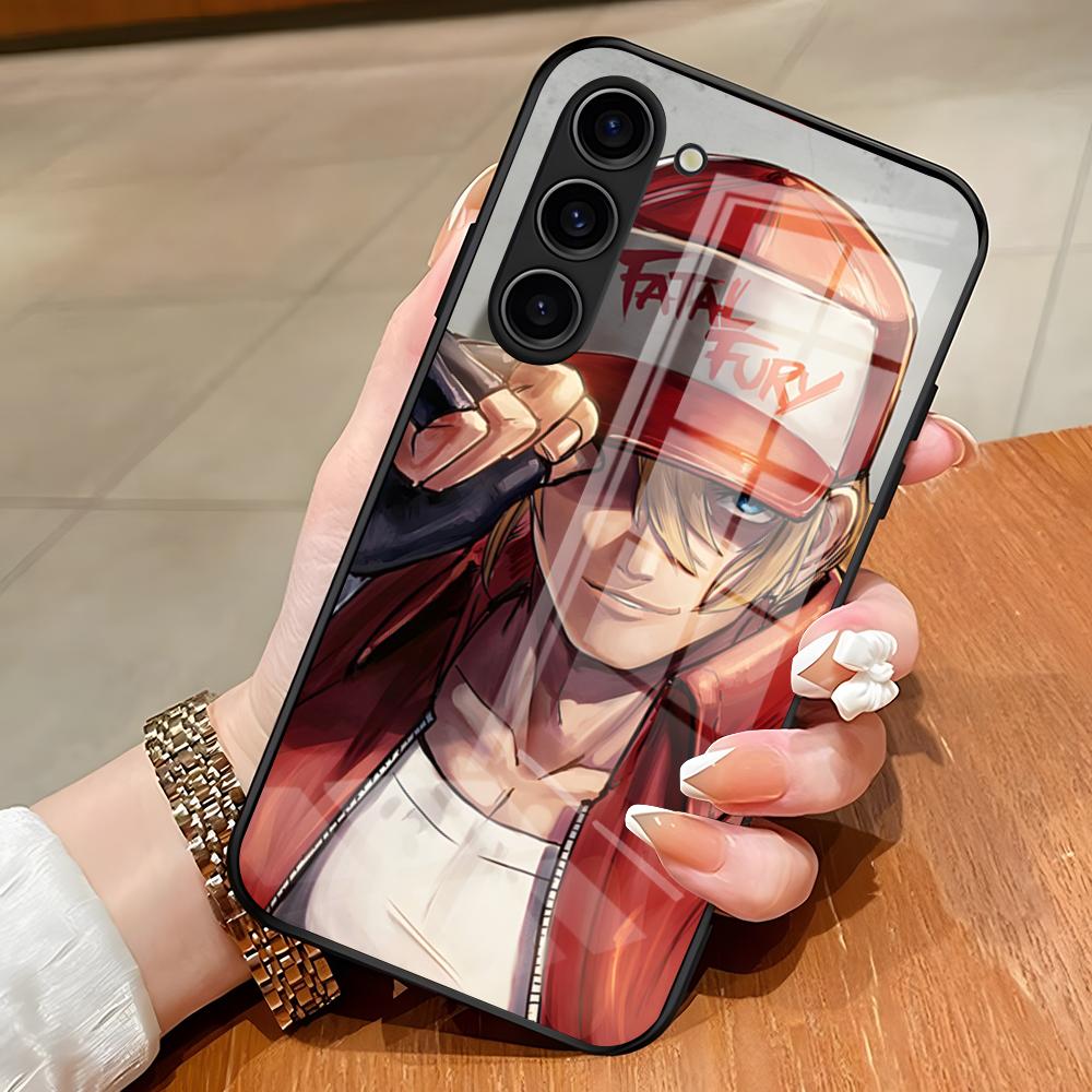 The King Of Fighters Phone Case For Samsung S26 S25 Edge Ultra S23 S22 S21 S20 Ultra Plus S24 Fe A54 A53 A25 Glass Cover