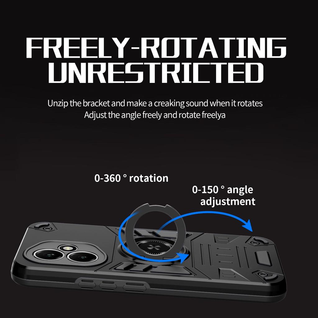 Hülle für Honor 400Pro 400Lite 400 Magic7 Pro Armor Stoßfest Ringständer Halter Schale Coque Fundas