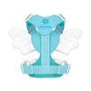 Luxurious Angel Wings Puppy Harness Set Lightweight Adjustable POM Buckle Pet Vest Chest Strap for Small Dog Cat Daily Walking