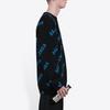 Balenciaga Pre Owned Monogram Crew Neck Sweater 625970T31781165