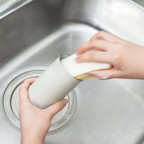 PRISMATE (Prismate) Fully Washable Stainless Steel Bottle with Two Filters and a Tumbler Cap, PR-SK041 (MO (Mocha))