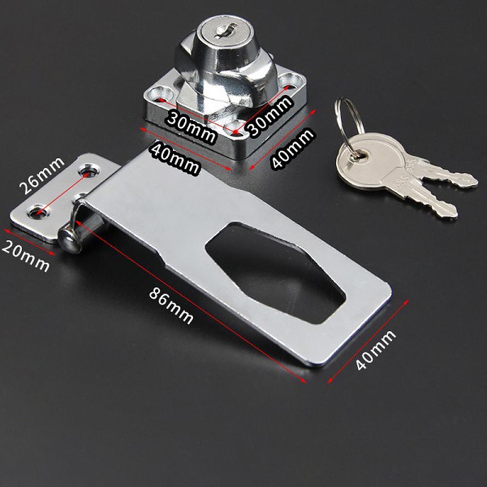 90 Degree Refrigerator Lock Drawer Lock Cabinet Door Lock Wardrobe Buckle Lock Anti-Theft Household Security Cam Lock Hardware