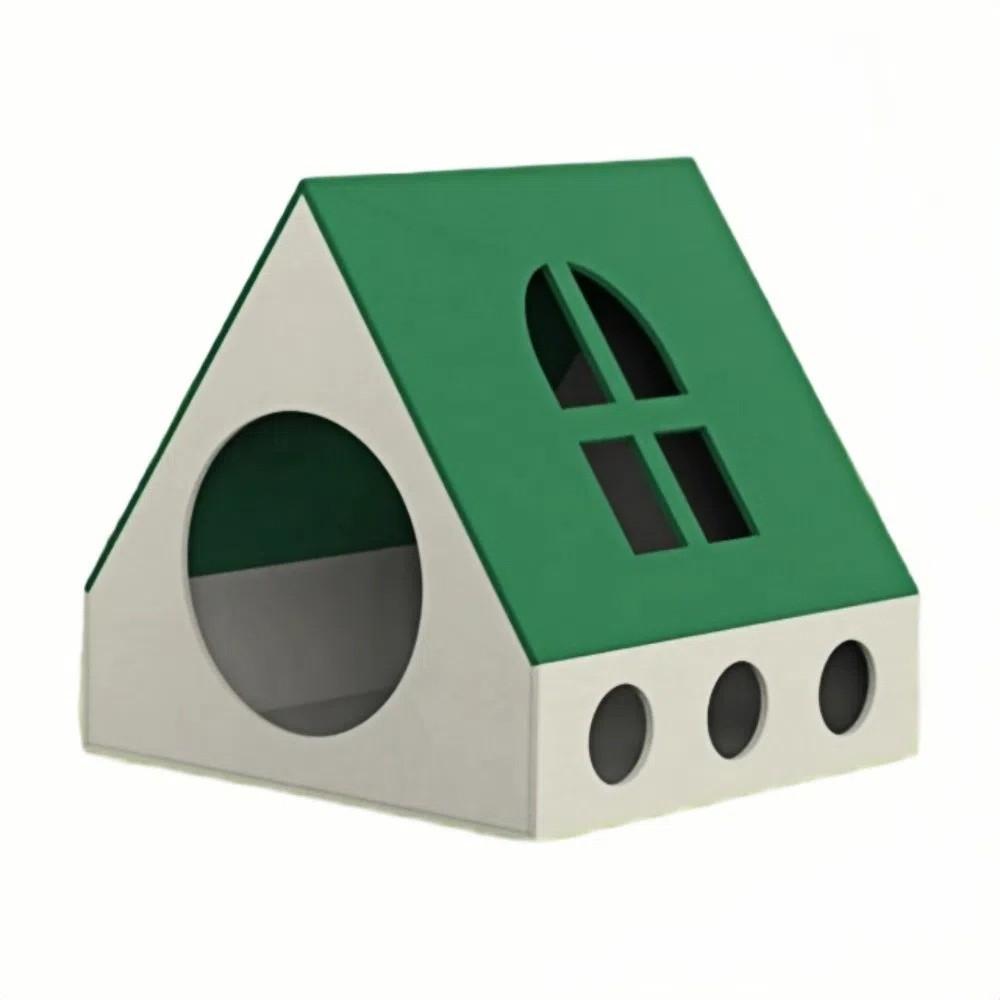 

Multi-hole Cat House Dopamine Cat Bed New Cat Condo Four Seasons зелений