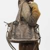 French Maillard Vintage Washed Spice Girl Locomotive Bag Large Capacity Wasteland Wind Shoulder Bag